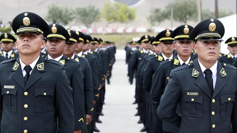 Graduación de suboficiales de la Policía. Foto: Mininter