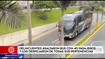 Asalto en bus interpovincial de Tepsa. América Noticias