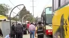 Pasajeros quedan varados en Lima por bloqueo de carreteras