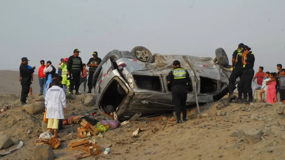 Choque dejó varios heridos. Foto: Referencial/La República