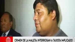 Ante el interrogatorio policial aseguró que desconocía el contenido del equipaje