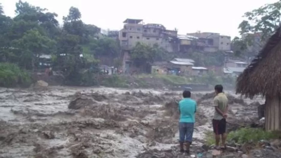 Intensas lluvias caen en varias provincias de la región Pasco. Foto: El Comercio