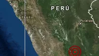 Pasco: sismo de magnitud 4.3 se registró esta tarde. Foto: Instituto Geofísico del Perú