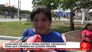 Pataz: Mineros asesinados y sus familias exigen justicia y apoyo