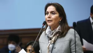 Patricia Juárez apoya ampliar detención por flagrancia a 72 horas. Foto y video: Canal N/Andina