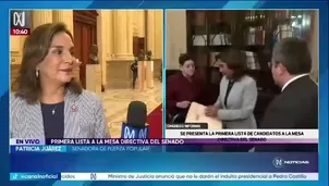 Fuerza Popular y Renovación Popular presentan lista conjunta para presidir el Senado./ Video: Canal N