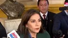 Patricia Juárez sobre congresistas que viajaron para ser veedores en Venezuela: Tendrán que rendir cuentas de sus actos