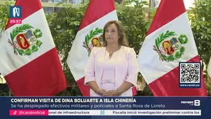 Confirman visita de Boluarte a isla Chinería