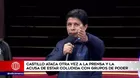 Pedro Castillo ataca otra vez a la prensa y la acusa de estar coludida con grupos de poder