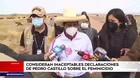 Pedro Castillo: Especialistas consideraron inaceptables sus declaraciones sobre el feminicidio