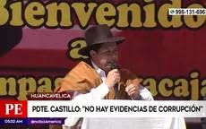 Pedro Castillo: "No hay evidencias de corrupción" - Noticias de elton-john