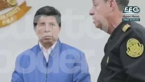 Pedro Castillo detenido en la Prefectura. Cuarto Poder