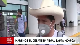 Pedro Castillo: Queremos que el siguiente debate sea en el penal de Santa Mónica. Video: América