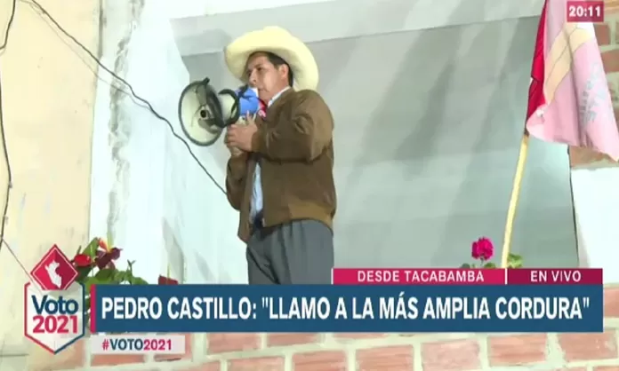 Pedro Castillo tras resultados de segunda vuelta a boca de urna: "Hay ...