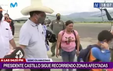 Pedro Castillo saluda a niño en Amazonas y le regala una botella de agua - Noticias de agua