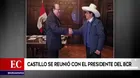 Presidente Pedro Castillo se reunió con Julio Velarde en Palacio de Gobierno