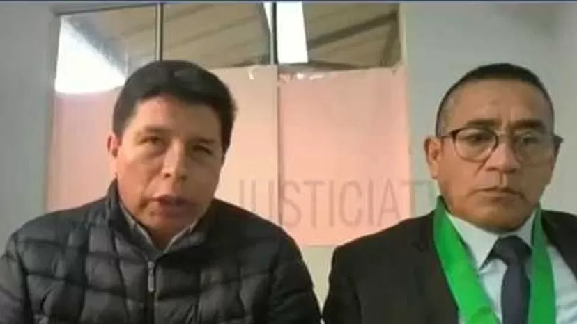 Pedro Castillo durante audiencia: Yo nunca pretendí fugarme del país y nunca cometí un golpe de Estado