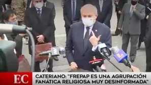 Pedro Cateriano. Foto/Video: América Noticias