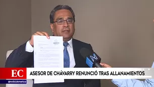 Duarte dijo que tomó la decisión ante la crisis del MP. Foto: Captura de TV