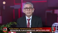 Pedro Francke: Propuestas económicas son viables sin cambio de Constitución