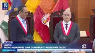Pedro Hernández juró como nuevo presidente del Tribunal Constitucional