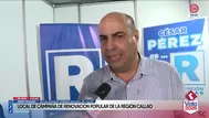 Pedro Spadaro plantea Plan Callao tras resultados de boca de urna