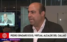Pedro Spadaro es el virtual alcalde del Callao - Noticias de madre-familia