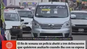 Colectivos son un peligro para pasajeros. Foto y video: América Noticias