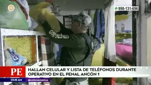 Operativo en Penal Ancón I. Foto y video: América Noticias