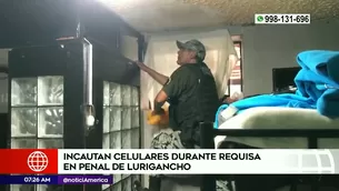 Requisa en Penal de Lurigancho. Foto y video: América Noticias