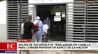 Pensión 65 señaló que mujer en camilla en Ucayali tenía autorización para que un tercero cobre el subsidio