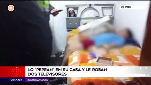 Hombre fue víctima de peperas en San Luis. Foto y video: América Noticias