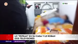 Hombre fue víctima de peperas en San Luis. Foto y video: América Noticias