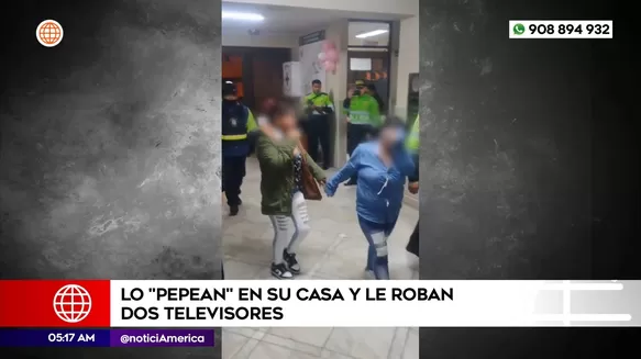 Hombre fue víctima de peperas en San Luis. Foto: América Noticias