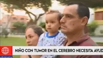 Jesús necesita de apoyo para tratar el tumor que tiene en la cabeza. Foto: captura de TV