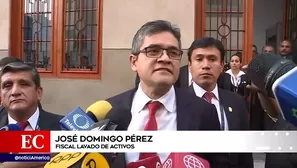 El fiscal José Domingo Pérez Gómez.