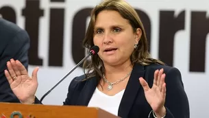 Marisol Pérez Tello se refirió a la reforma de justicia. Foto: El Comercio