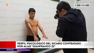 Perfil psicológico del sicario contratado por alias Gianfranco 23. Foto y video: Unidad de investigación