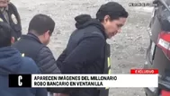 El perfil psicológico del sujeto que sustrajo S/ 1 millón 600 mil de un banco