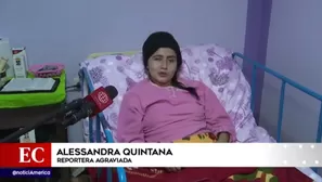 Alessandra Quintana es una reportera