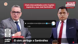 El otro peritaje a Santivañez. Foto y video: Cuarto Poder