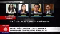 El perito descartó un posible montaje de voces