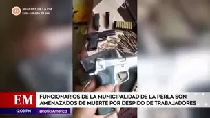 Extorsión a alcalde de La Perla. América Noticias