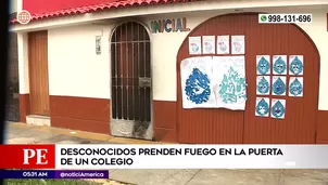 Ataque a colegio en La Perla. Foto y video: América Noticias