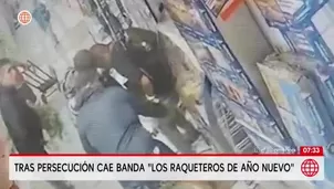 Capturan a "Los Raqueteros de Año Nuevo". Foto y video: AN