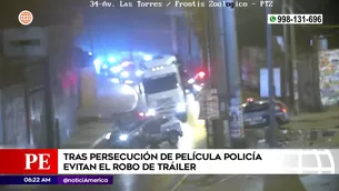 Camión trató de huir de las autoridades | Video: América Noticias