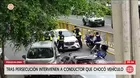Persecución y captura de chofer en Magdalena