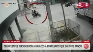 Persiguen a balazos a un empresario en Villa El Salvador