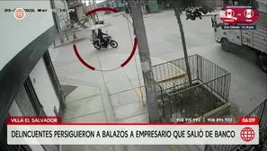 Persiguen a balazos a un empresario en Villa El Salvador. Foto y video: América Noticias