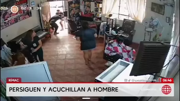 Persiguen a hombre y lo acuchillan dentro de spa en el Rímac/ América Noticias